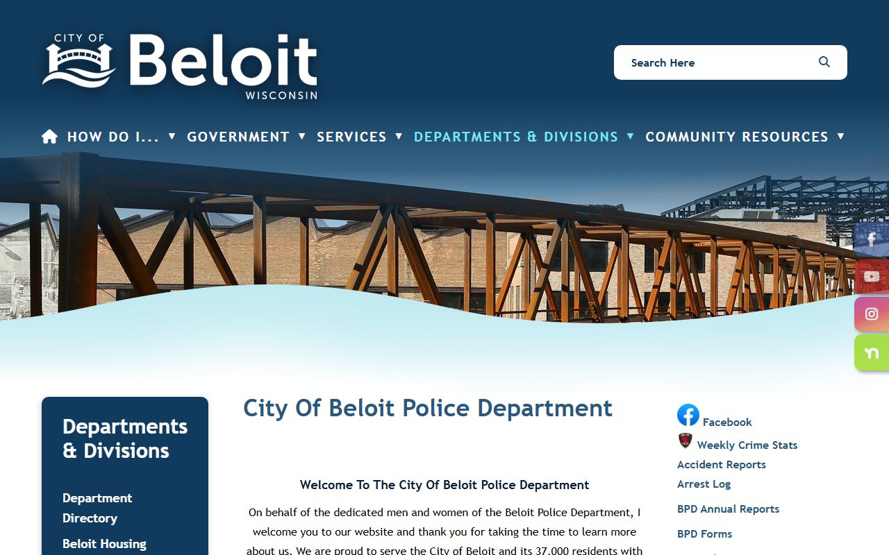 Beloit Recent Arrests at the police department