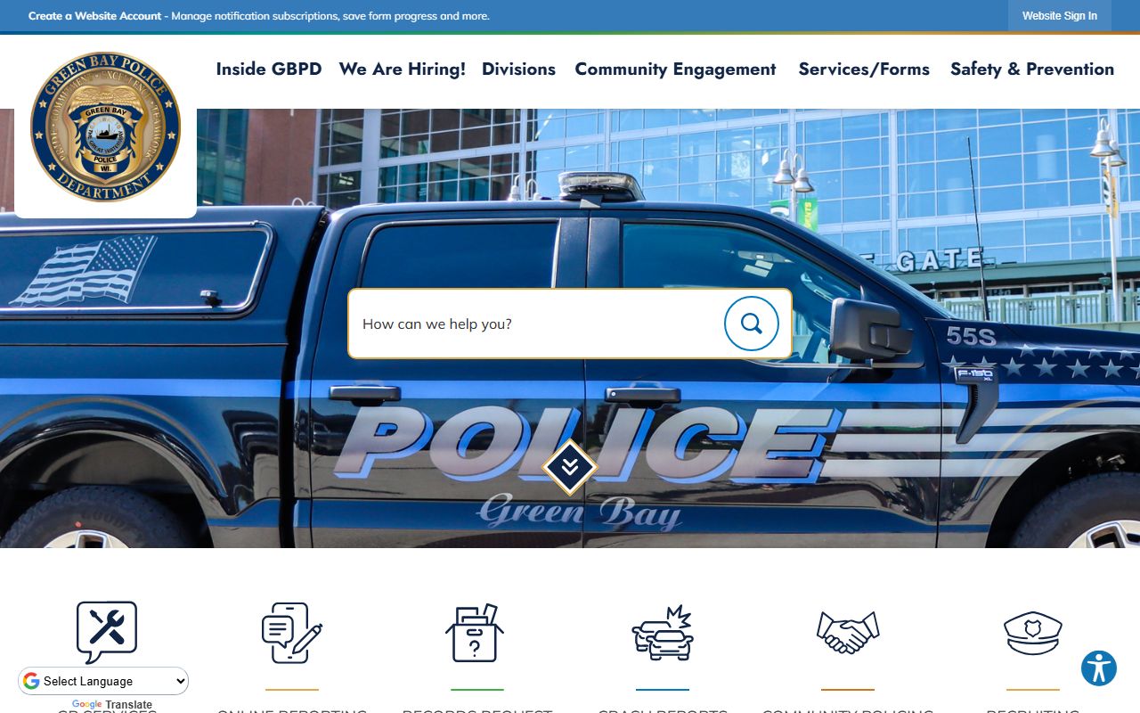 Green Bay Recent Arrests police department image