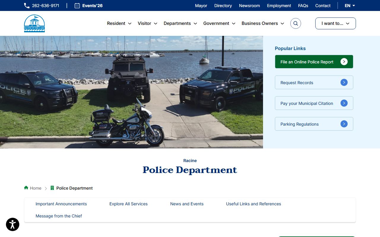 Racine Recent Arrests police department image