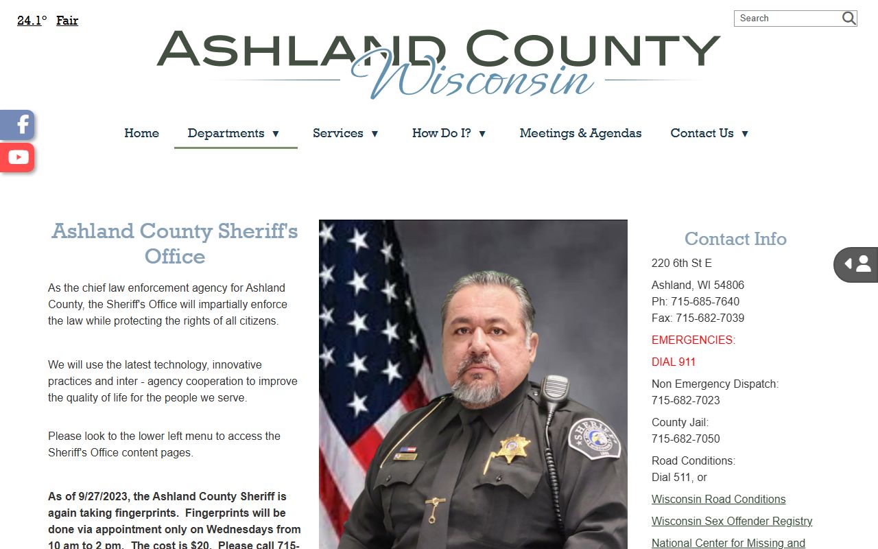 Ashland County Recent Arrests sheriff office image
