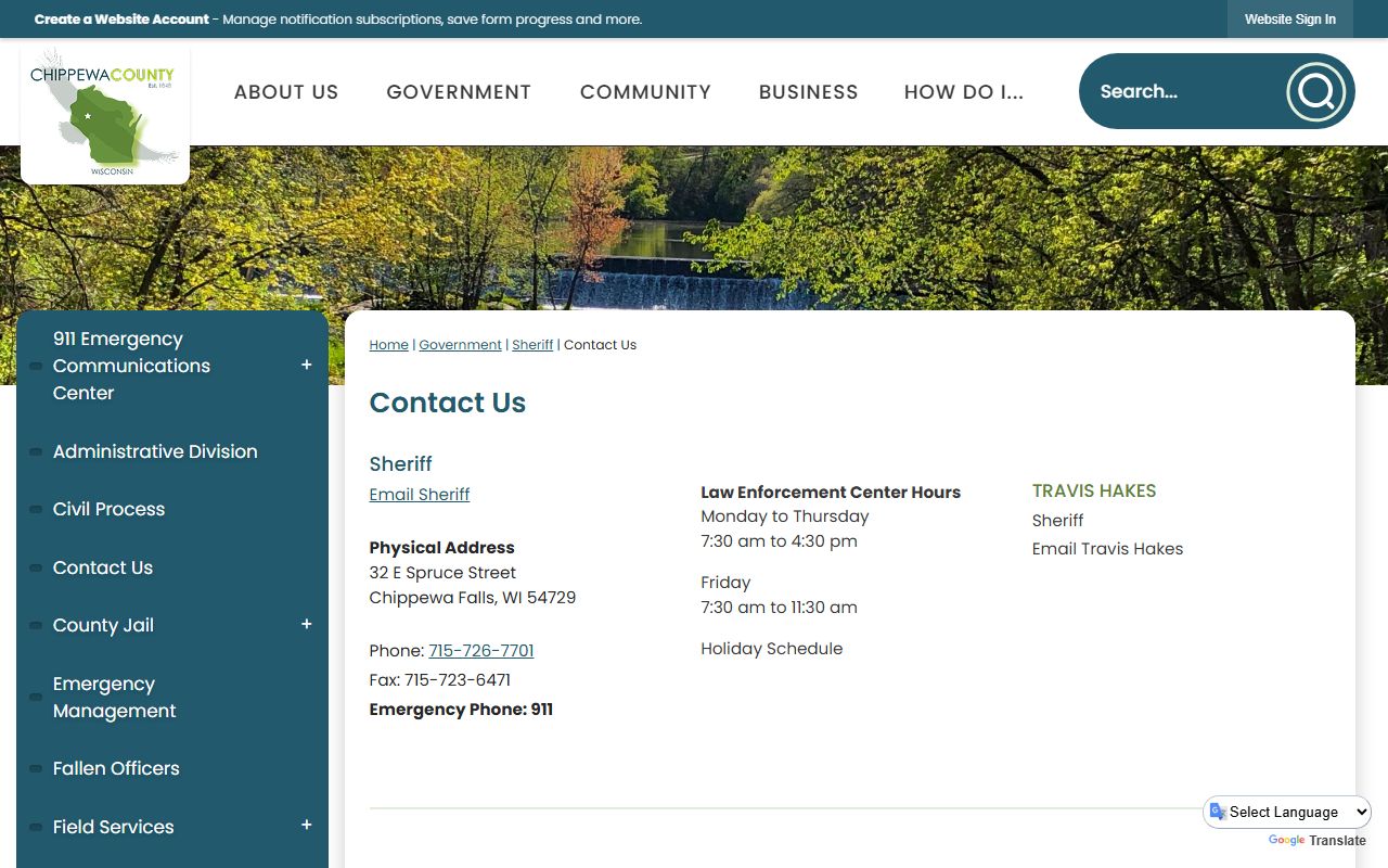 Chippewa County Recent Arrests sheriff office image