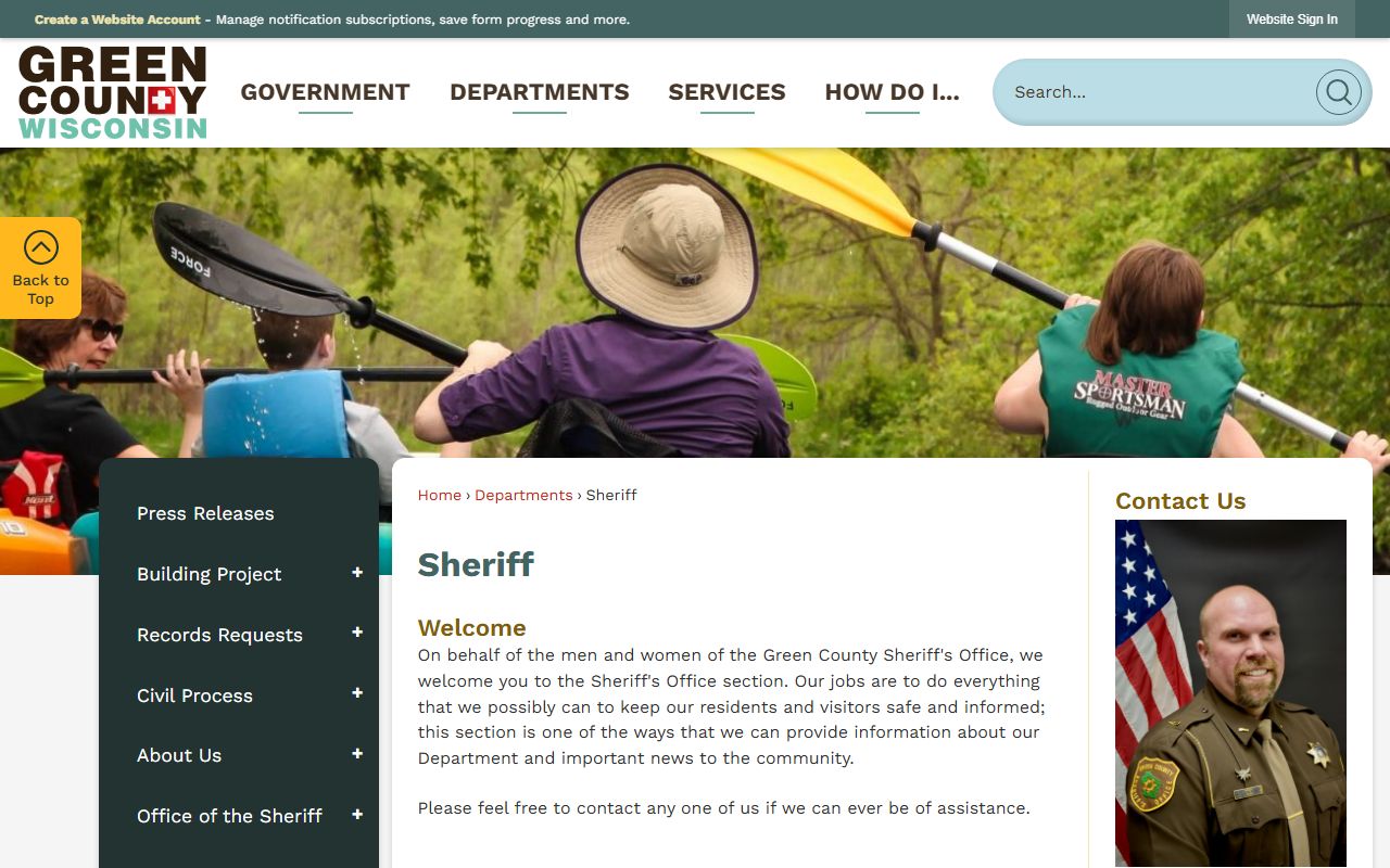 Green County Recent Arrests at the sheriff office