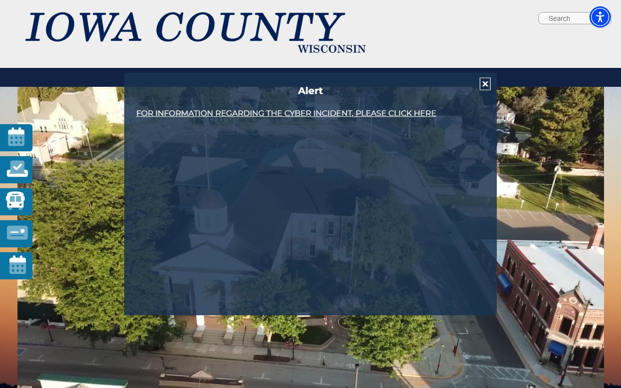 Iowa County Recent Arrests county portal image