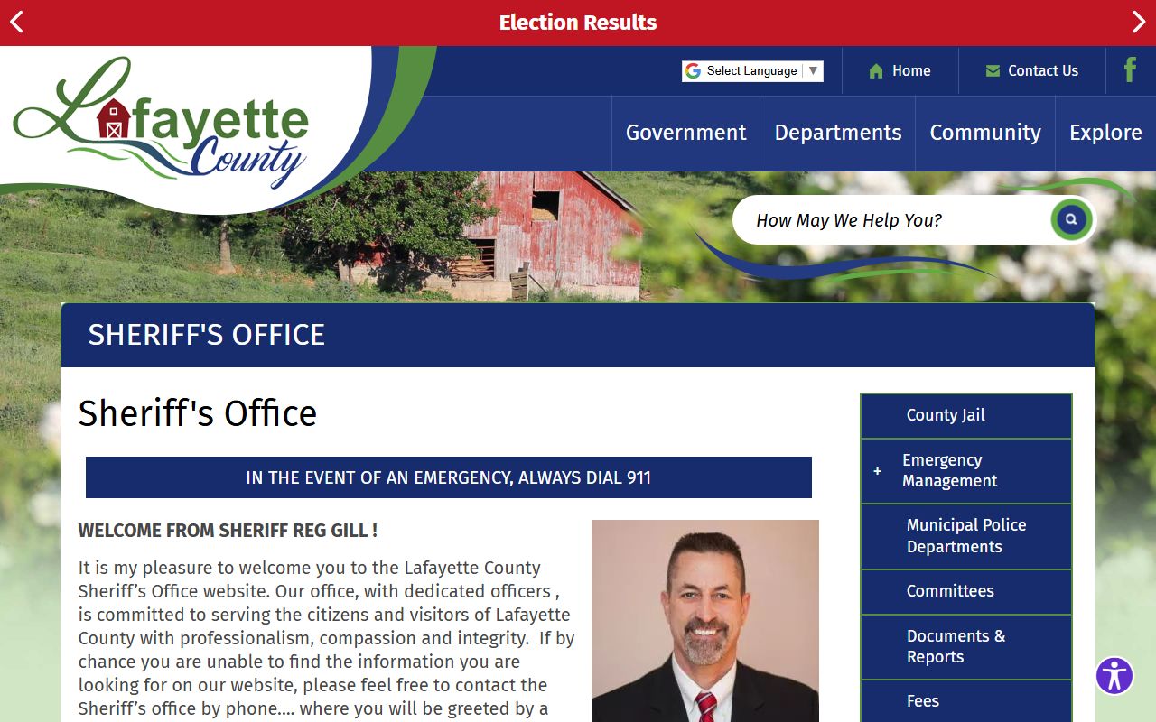 Lafayette County Recent Arrests sheriff office image