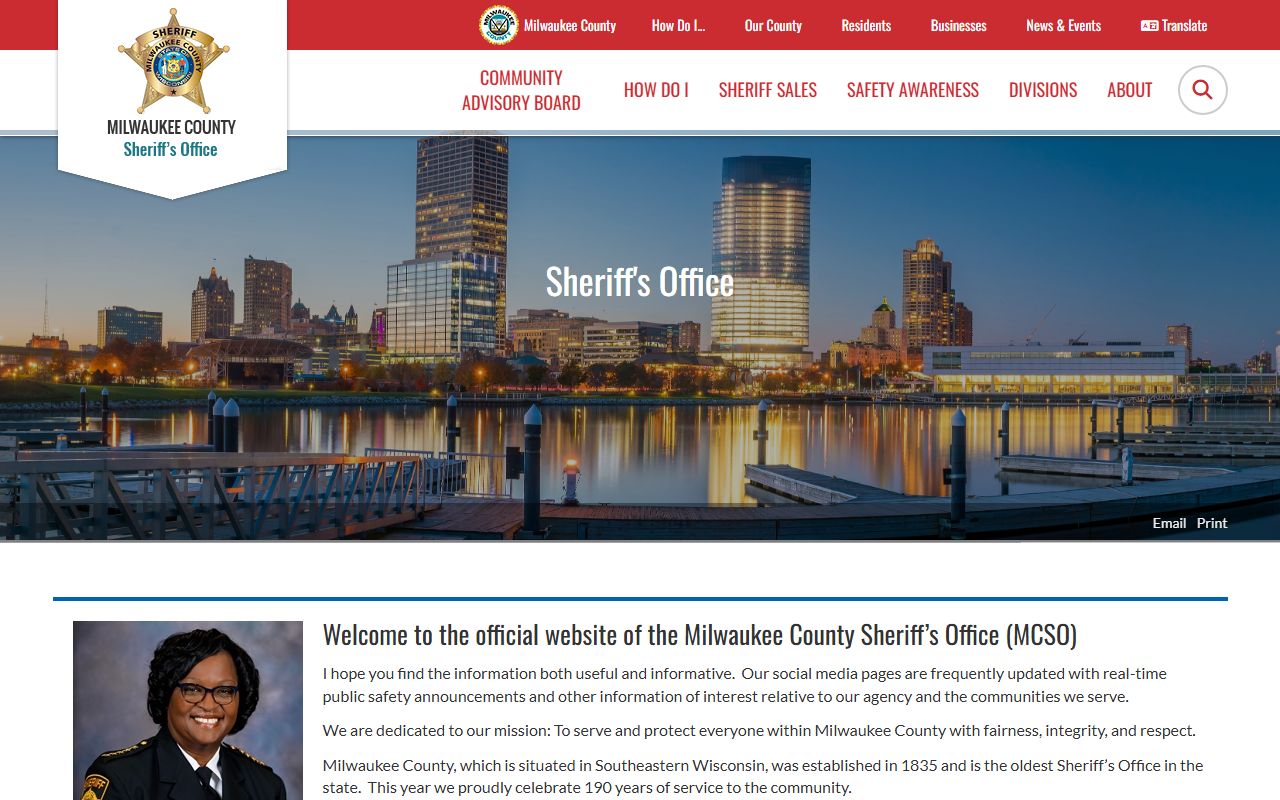 Milwaukee County Recent Arrests sheriff office image