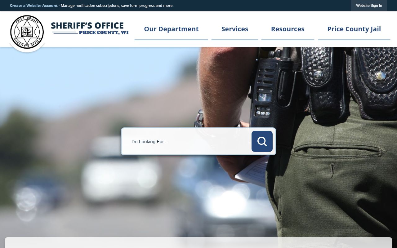 Price County Recent Arrests at the sheriff office