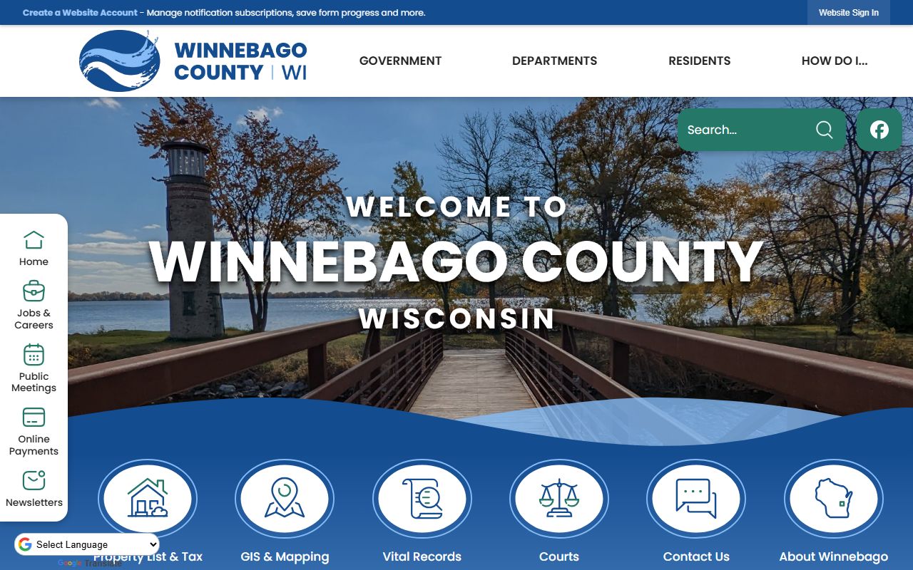 Winnebago County Recent Arrests county government image