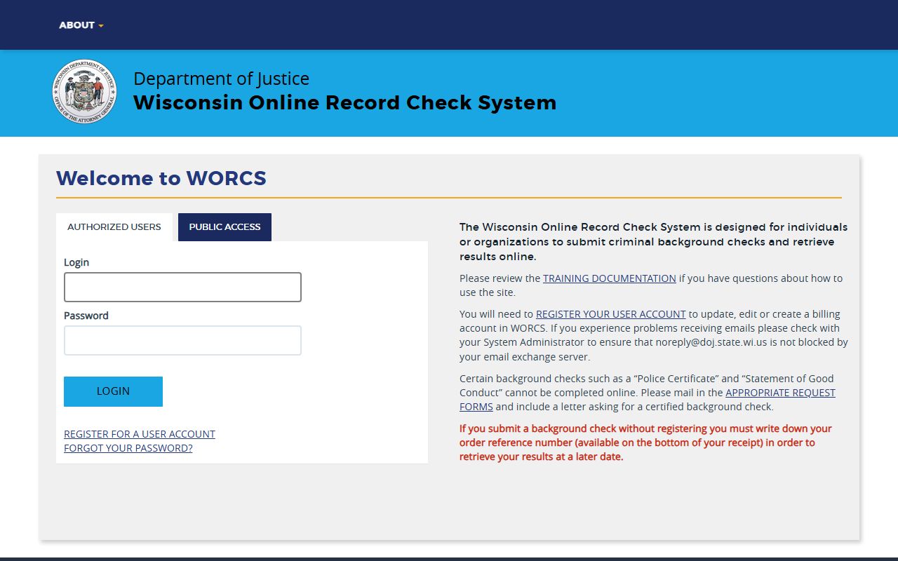 Wisconsin Recent Arrests online record check image